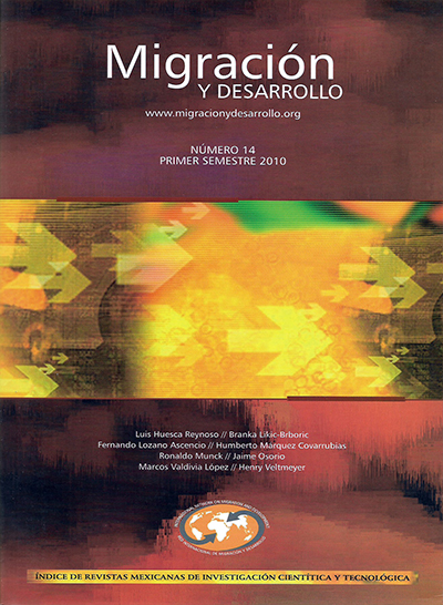 Revista Migración y Desarrollo 14