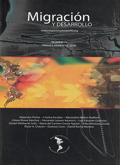 Revista Migración y Desarrollo 6