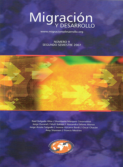 Revista Migración y Desarrollo 9